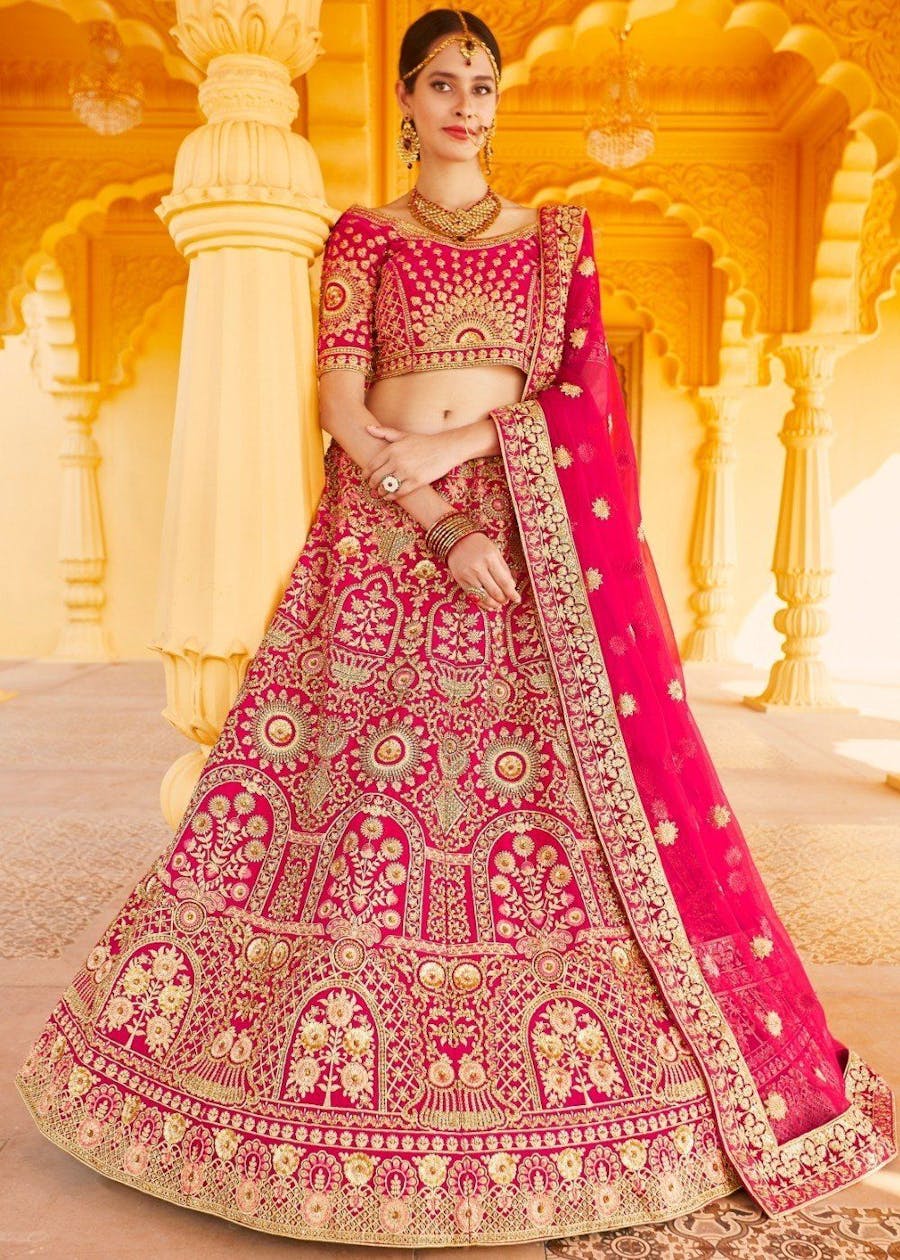 indian bridal outfits for winter wedding