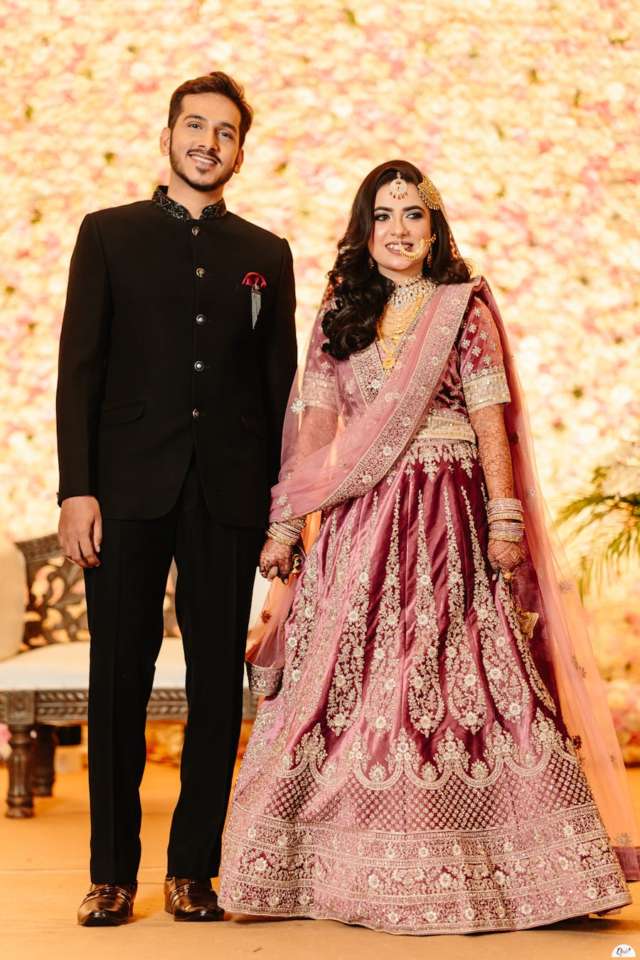 Couple posing together for a pic