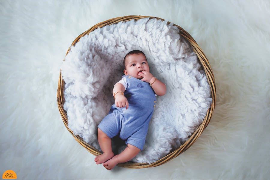 Cute baby photoshoot