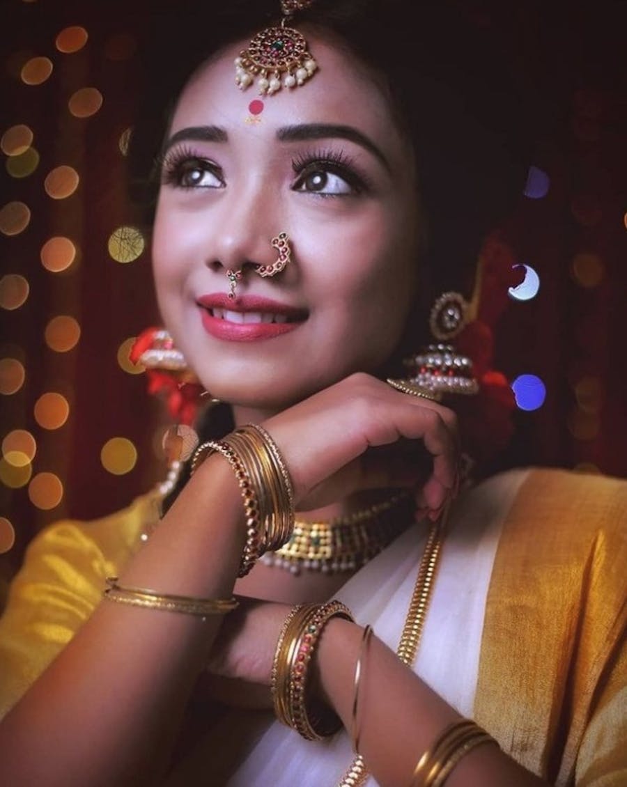 marathi nath designs for brides