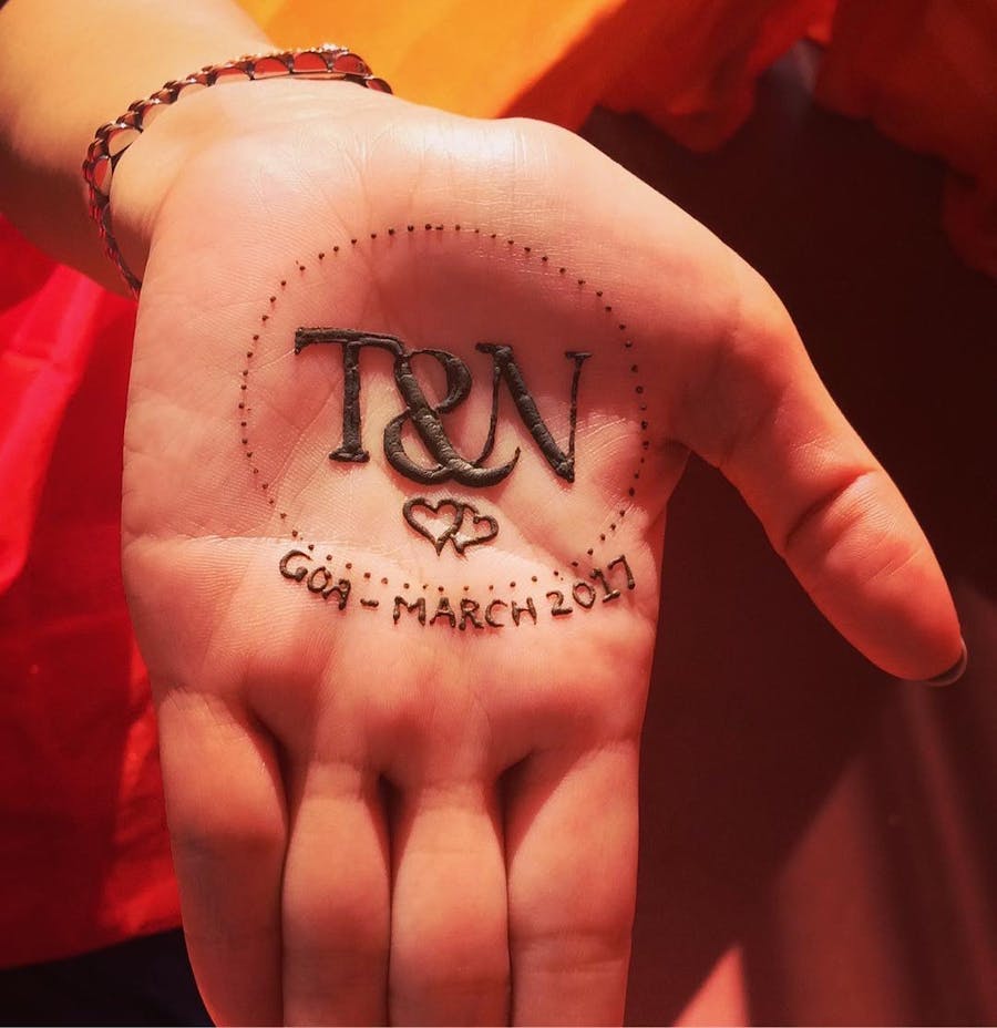 Latest groom mehndi design