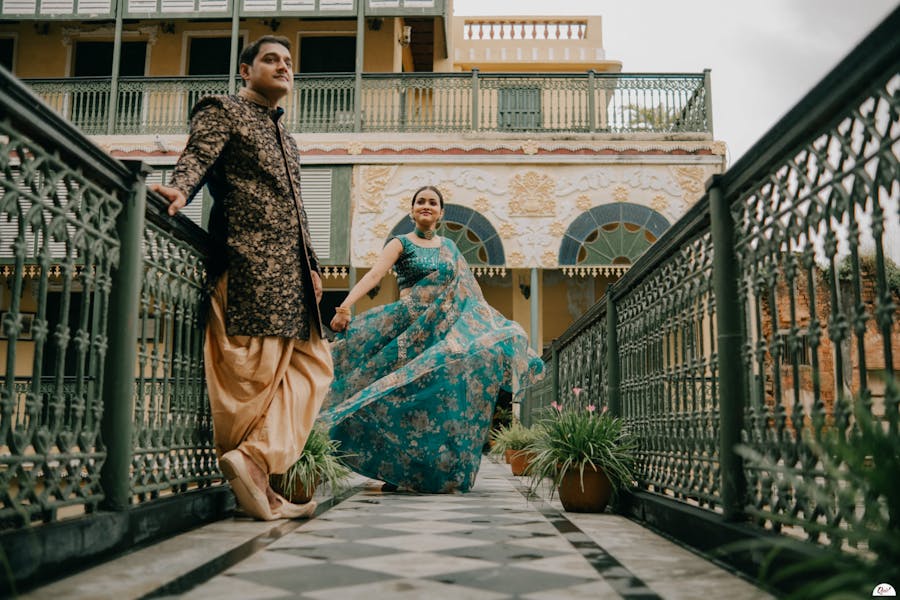 ethnic wear for mehndi
