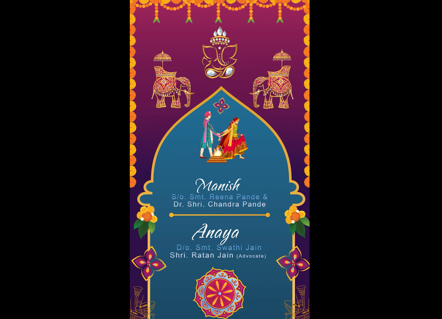 QPID WEDDING INVITATION