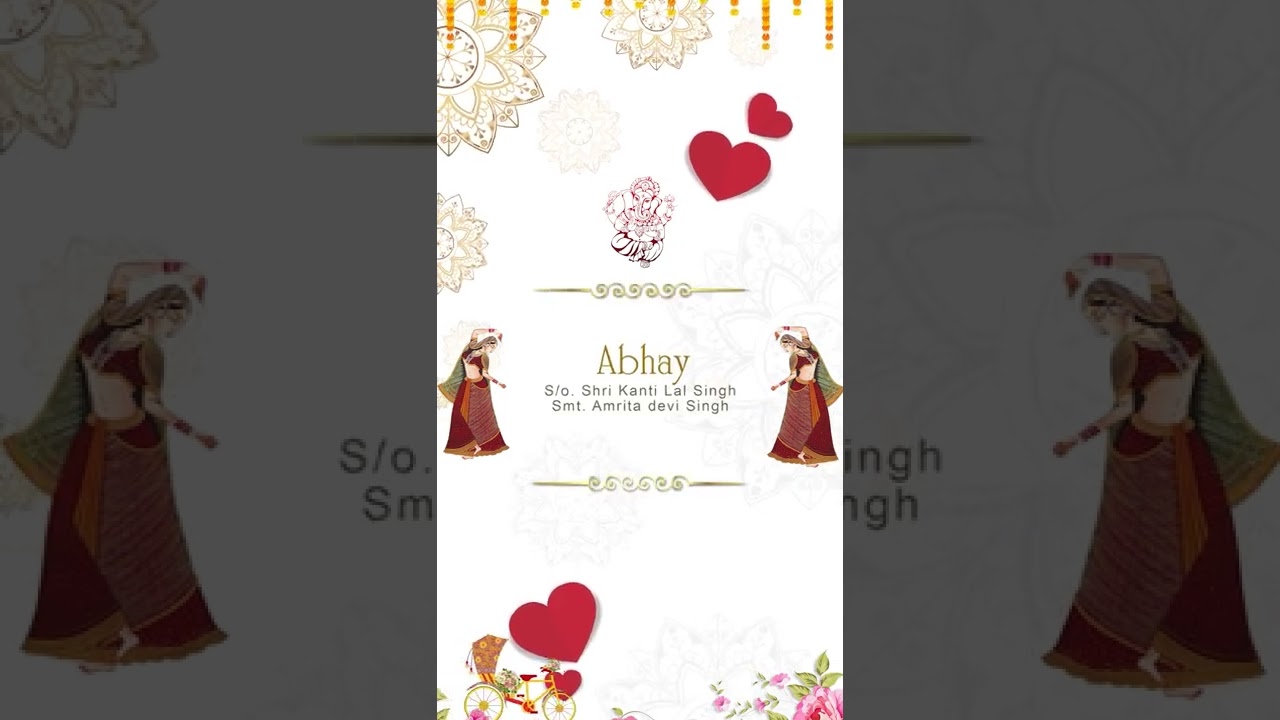 QPID WEDDING INVITATION