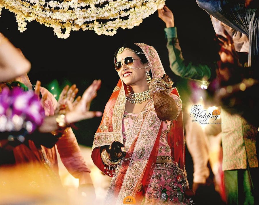 bride in sassy pink OOTD