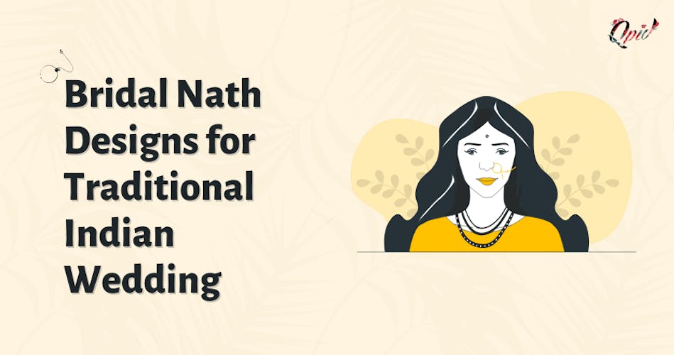 13 Latest Bridal Nath Designs For Traditional Indian Wedding - blog poster