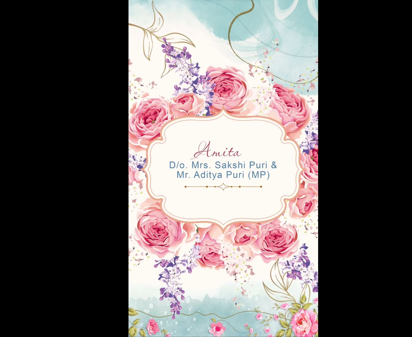 QPID WEDDING INVITATION