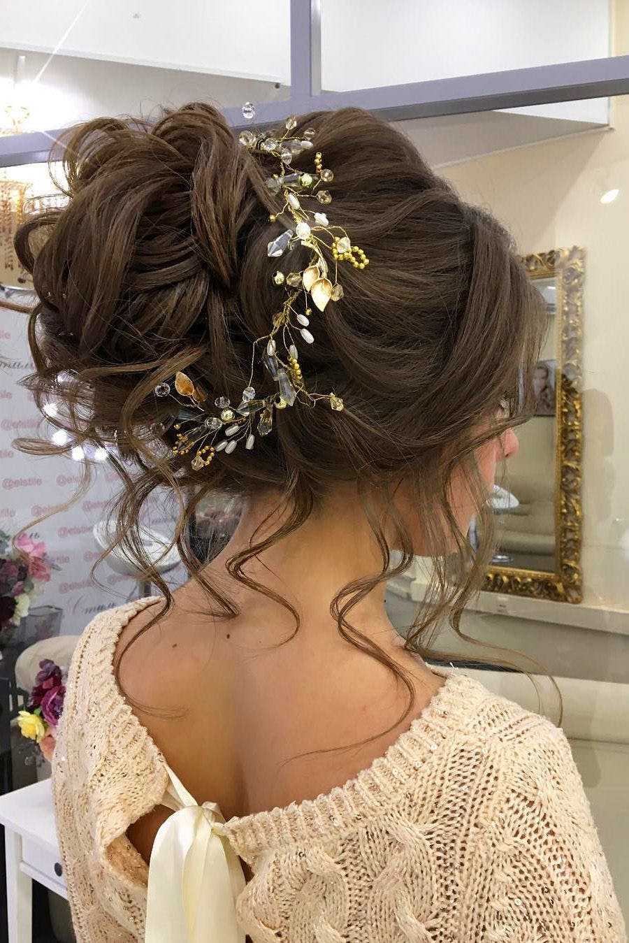 fancy bridal hairstyle