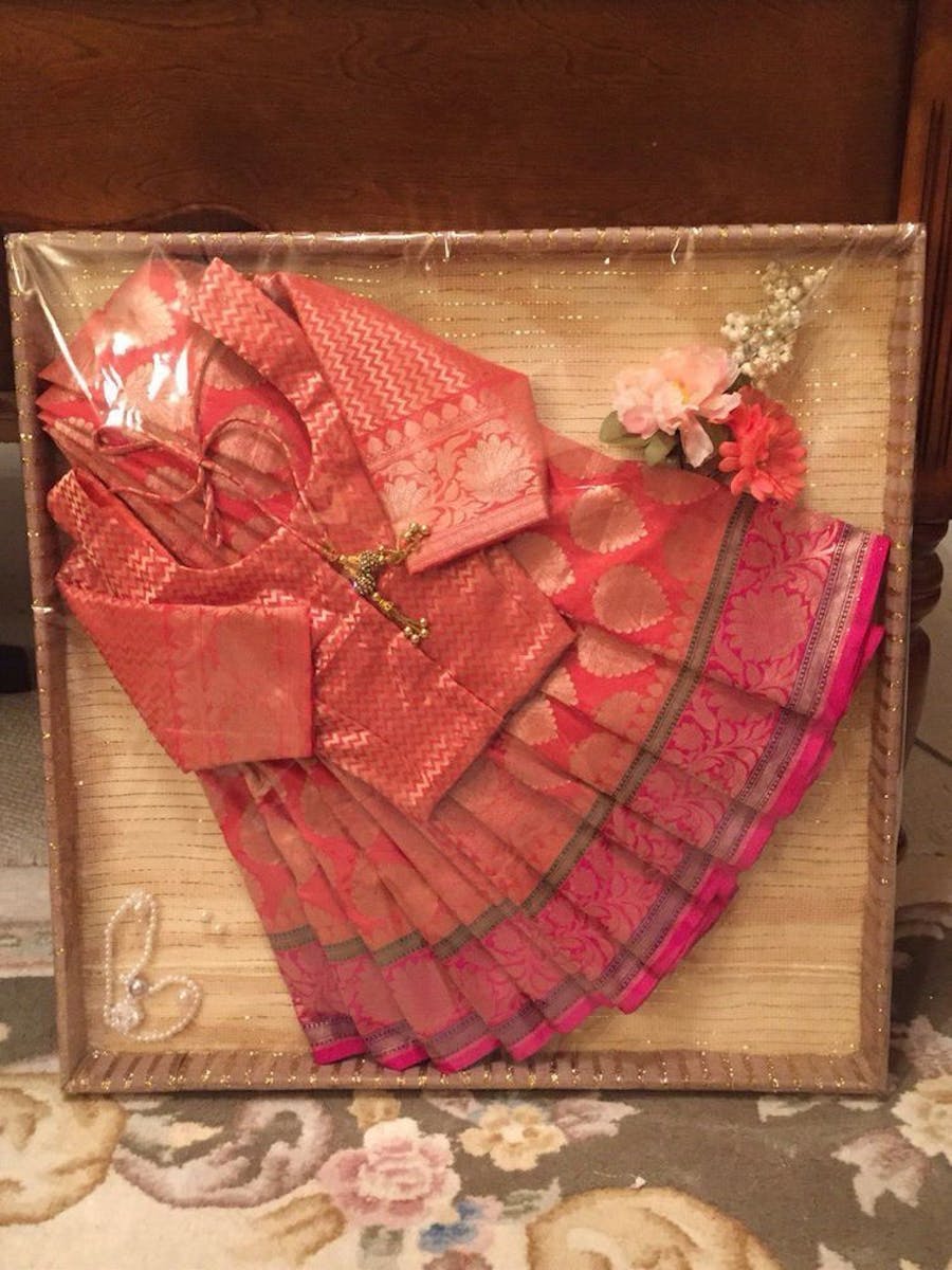 bridal saree in bridal wedding gifts