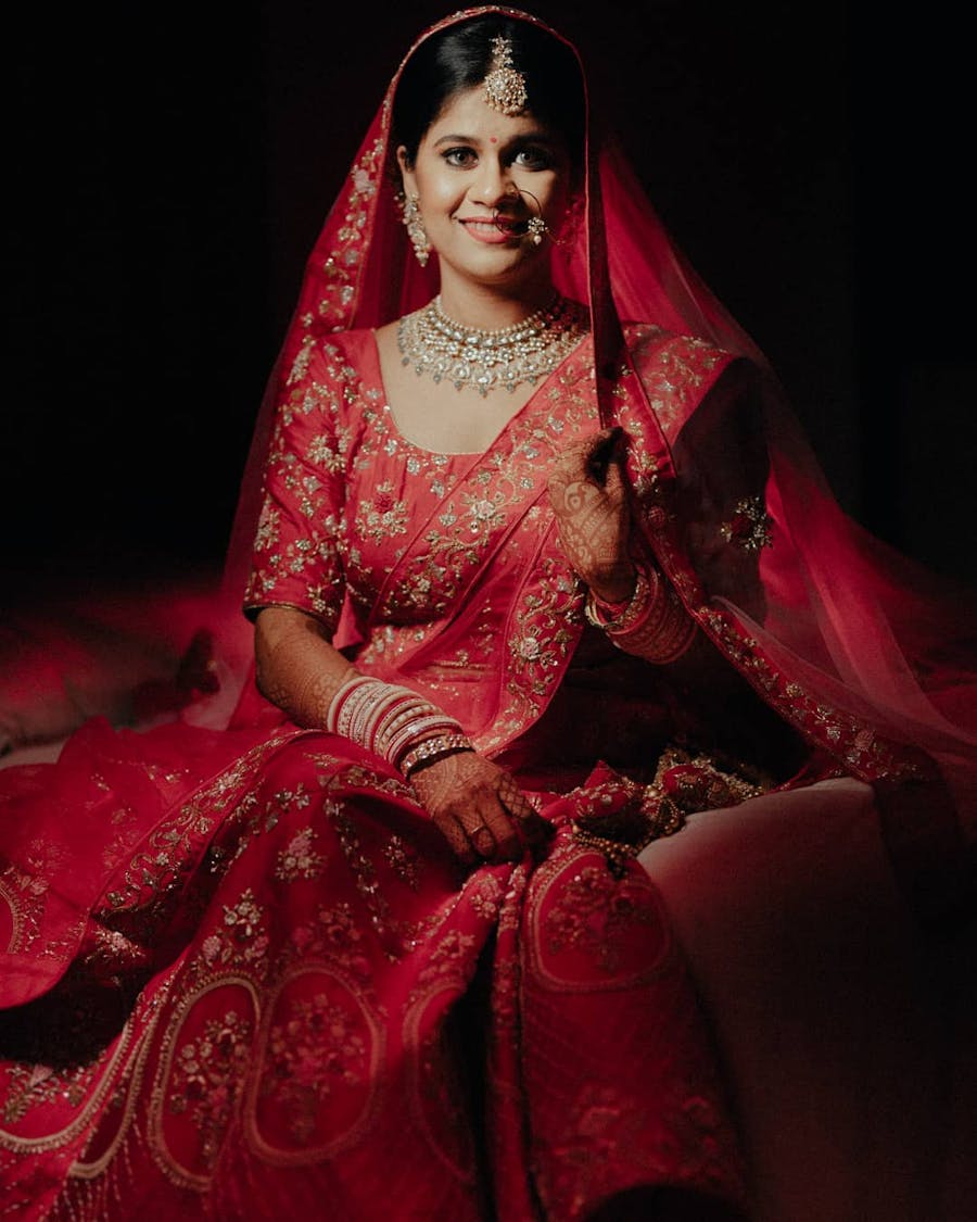 Simple bridal look