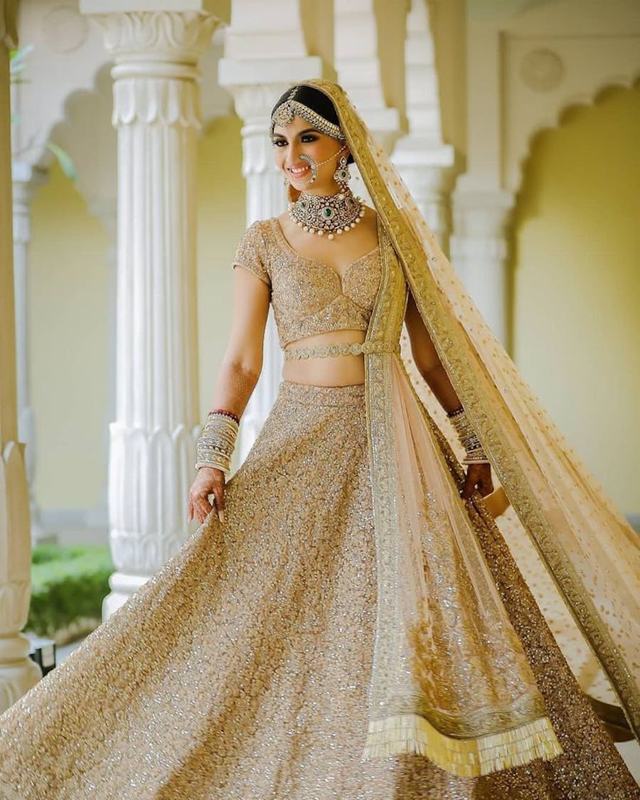 Sequin Belt For Bridal Lehenga