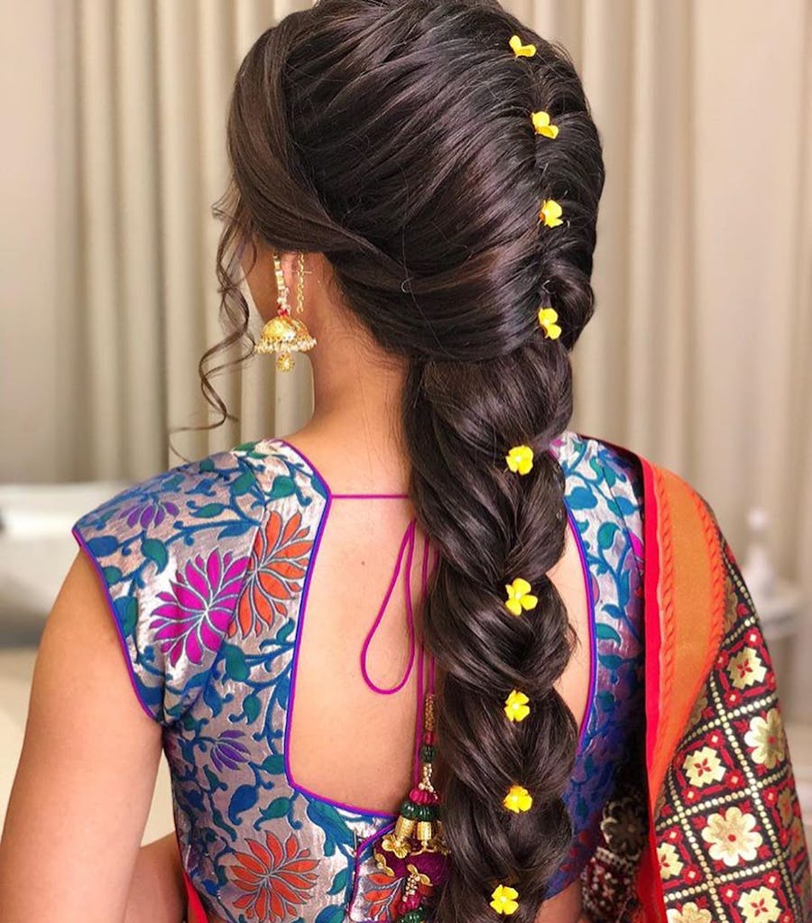 wedding hairstyle ideas for sangeet