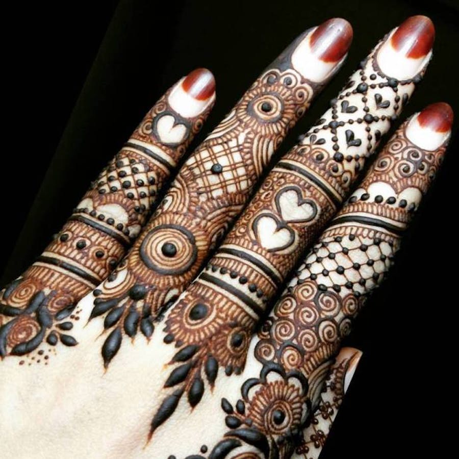 Express Yourself With Unique Finger Mehndi Designs: A Must-Try Trend ...