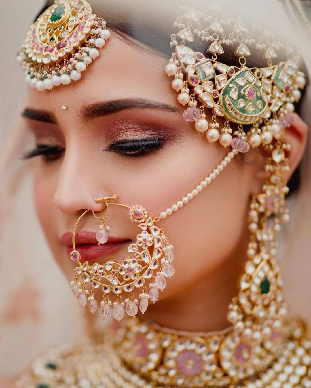 Diamond clearance bridal nath