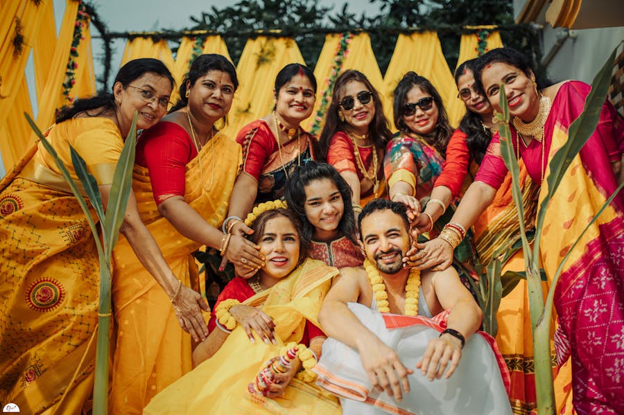 Haldi ceremony photo Qpidindia