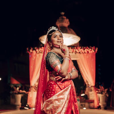 Bengali bride photo by Qpidindia