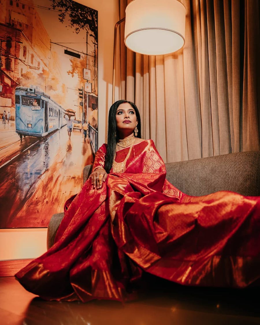 Kanjivaram saree look