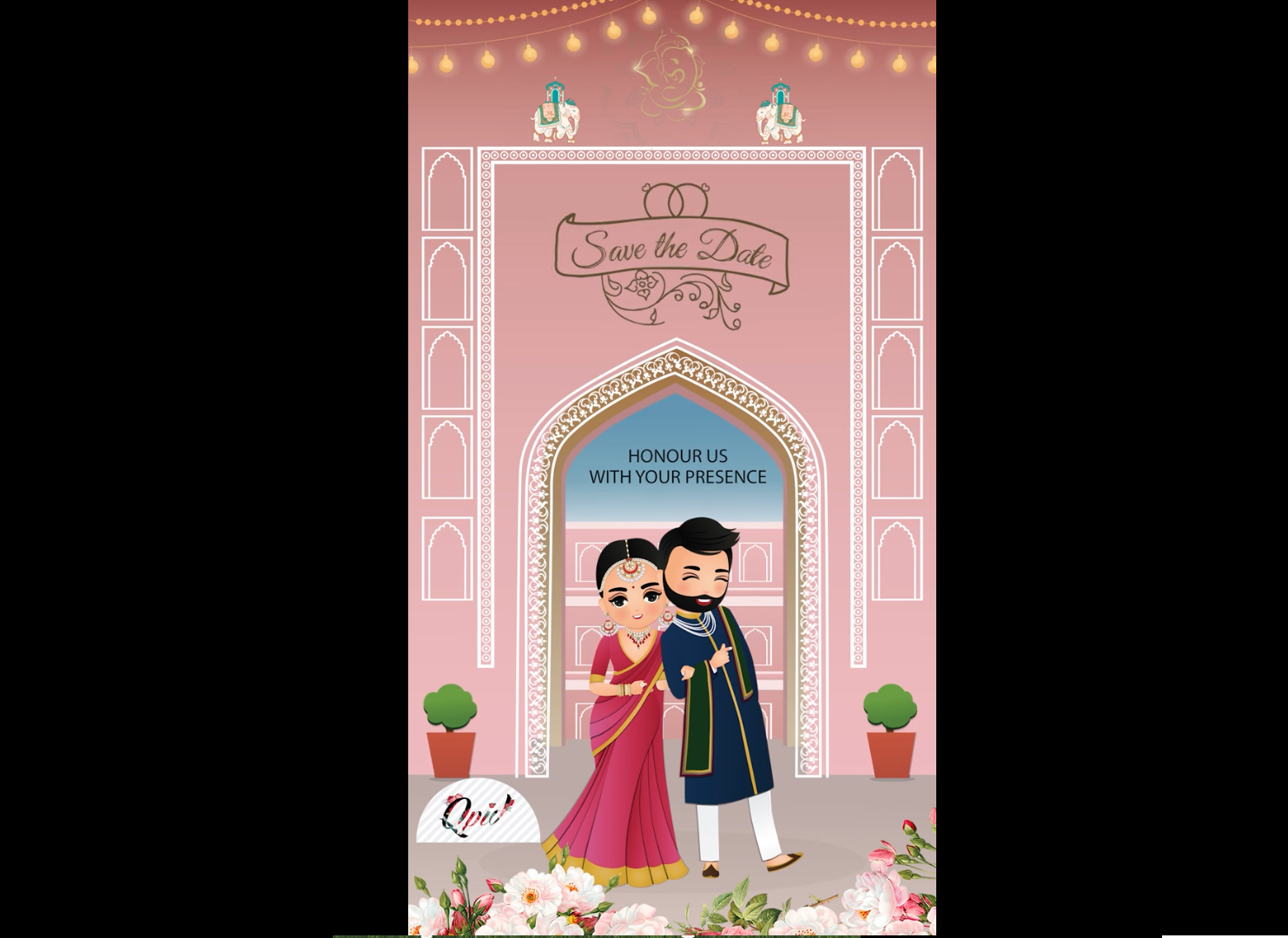 QPID WEDDING INVITATION