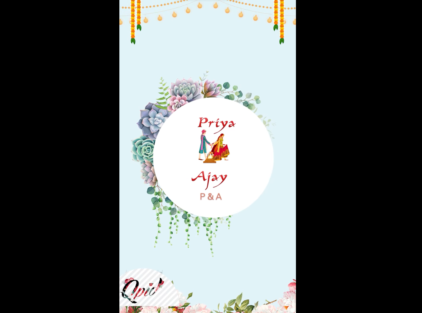 QPID WEDDING INVITATION