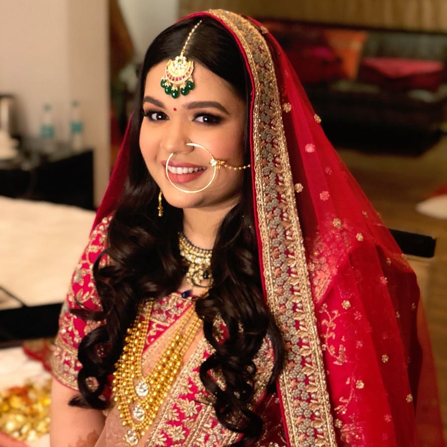 open hairstyles for sangeet