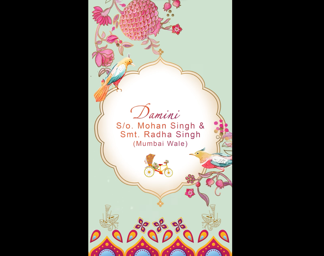 QPID WEDDING INVITATION