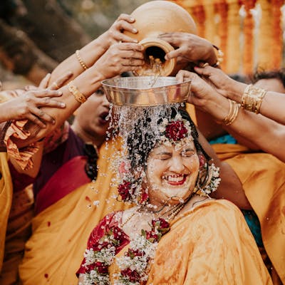 haldi ceremony photo