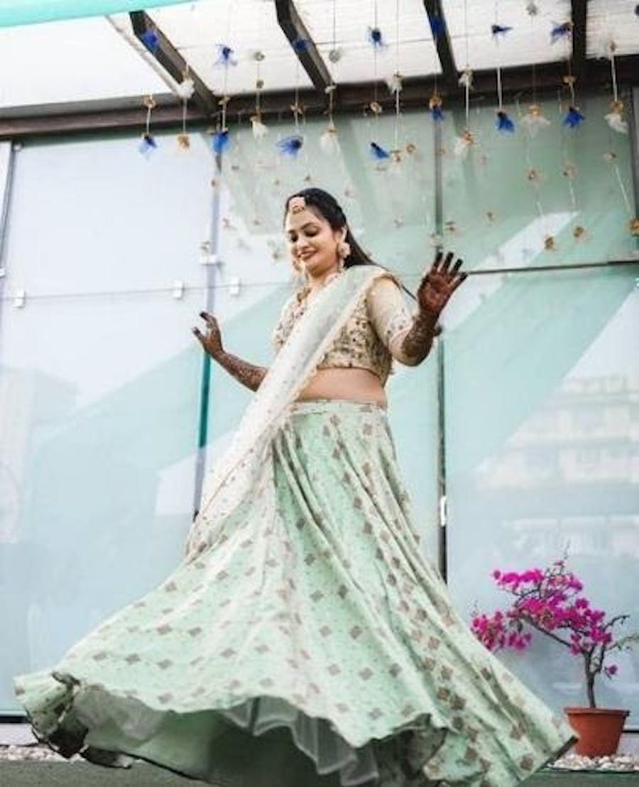 bridal outfit