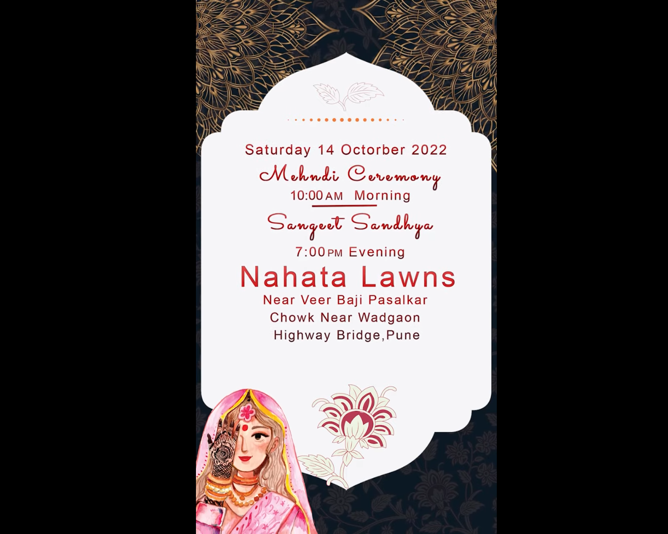 QPID WEDDING INVITATION