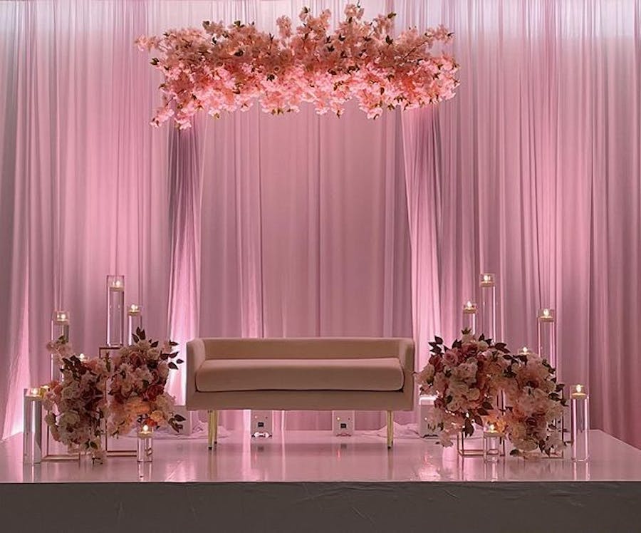 Pinkish light stage
