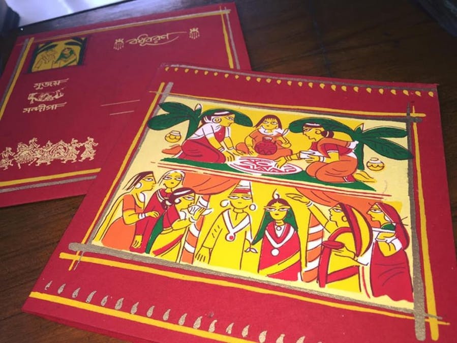 best bengali wedding card designs