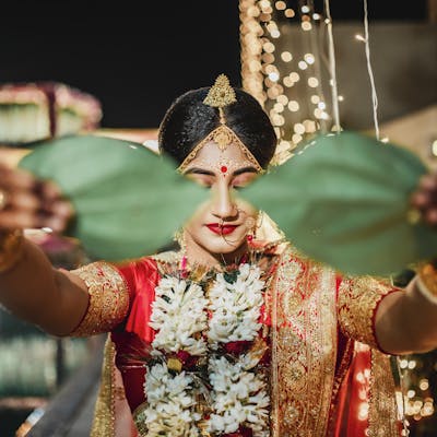 Bengali bridal look