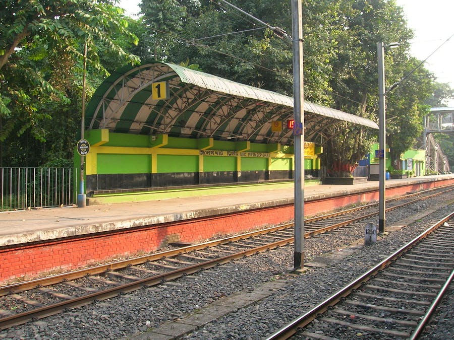 Circular Railway station of Princep Ghat