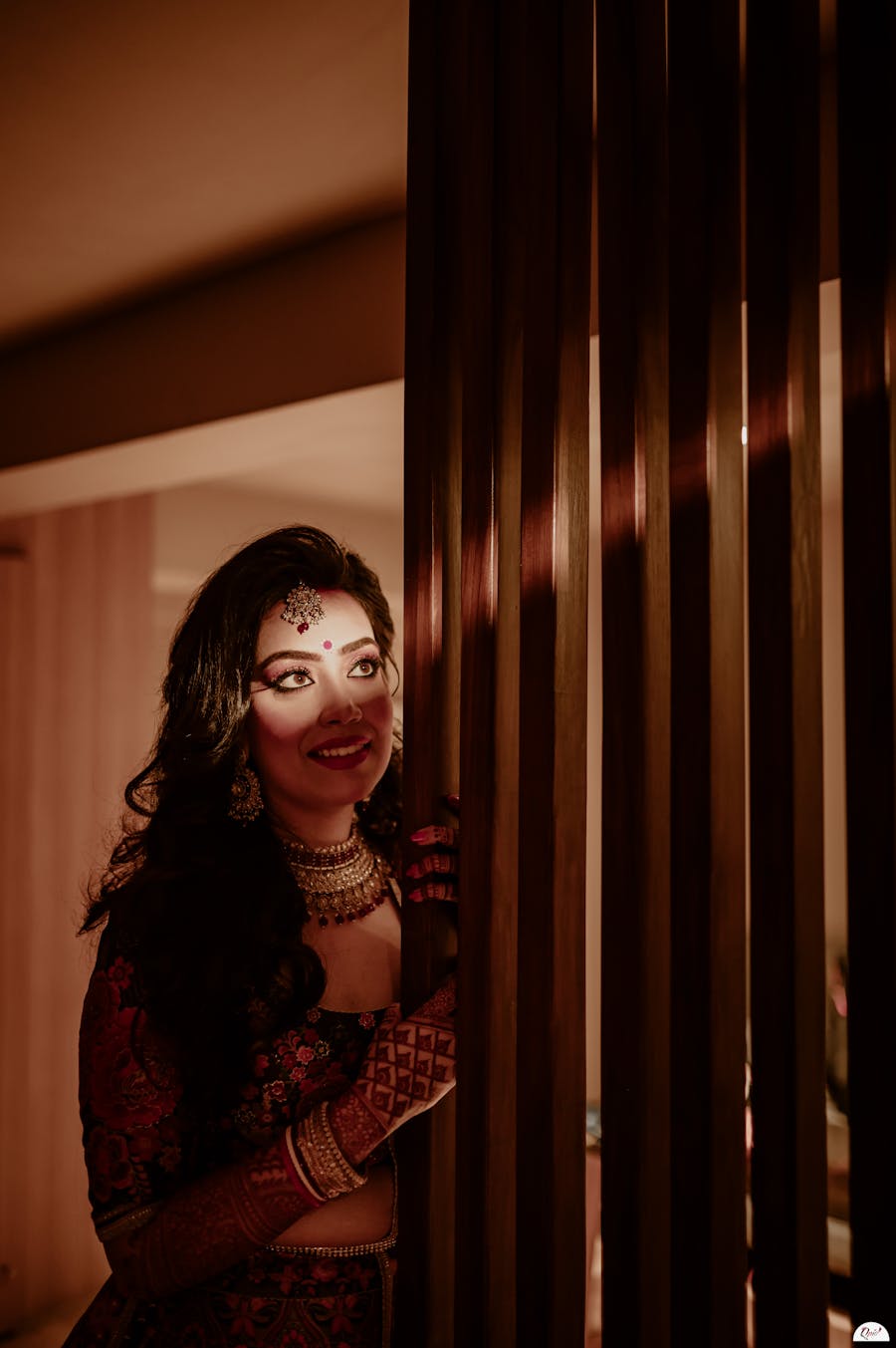 Bengali bride pose