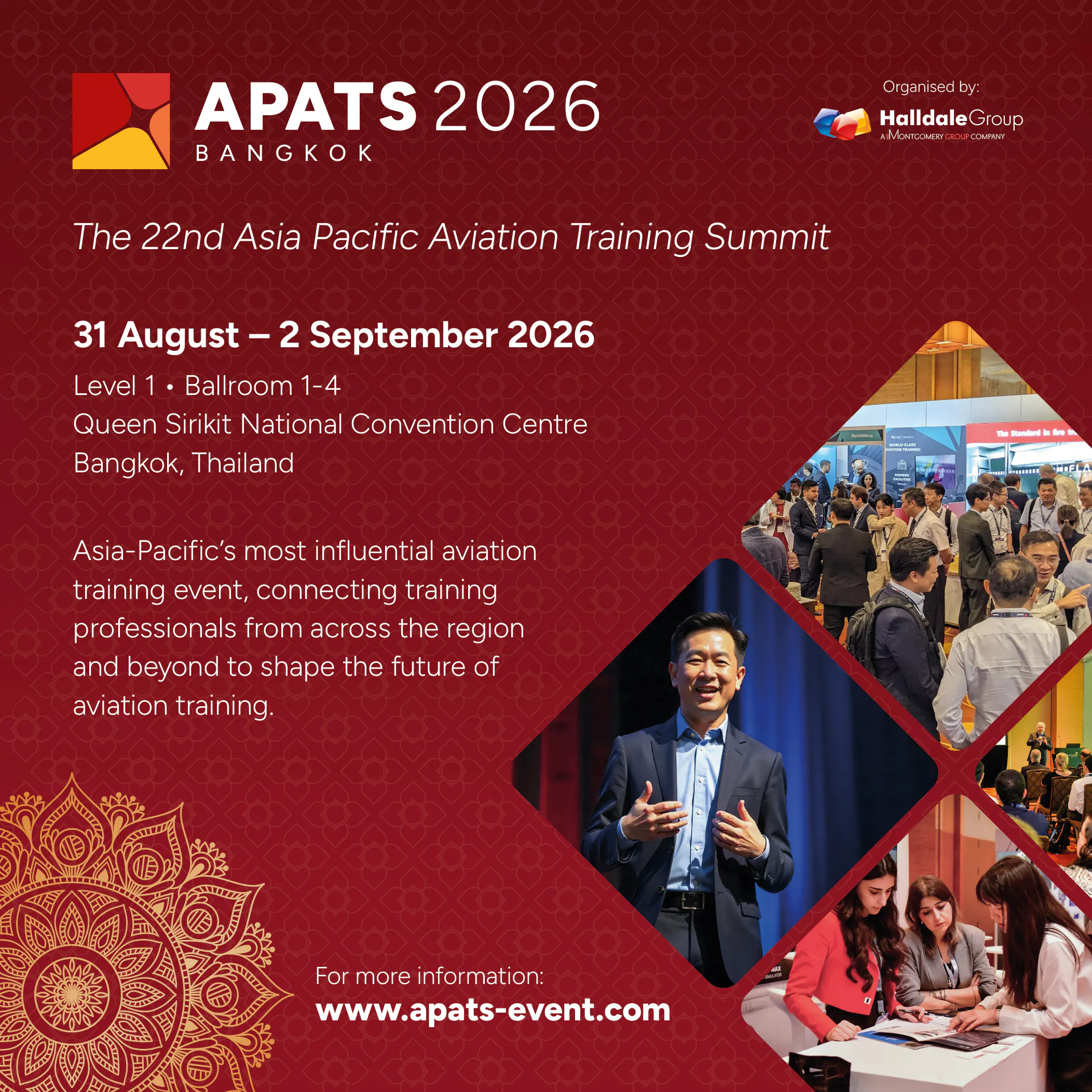 APATS 2026 - การประชุมสุดยอดการฝึกอบรมการบินแห่งเอเชียแปซิฟิก