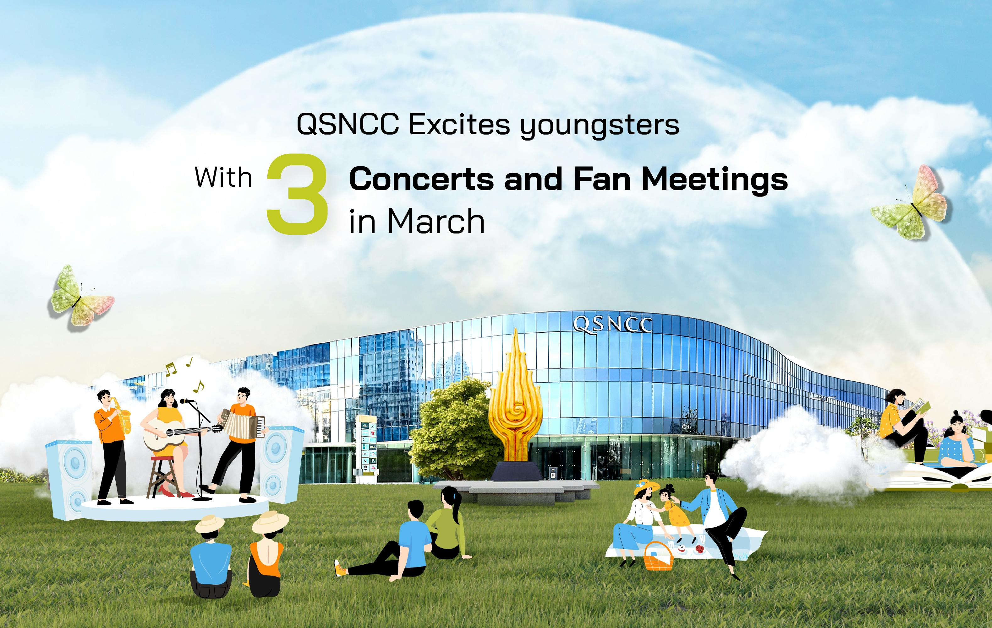 QSNCC excites youngsters with three concerts and fan meetings in March