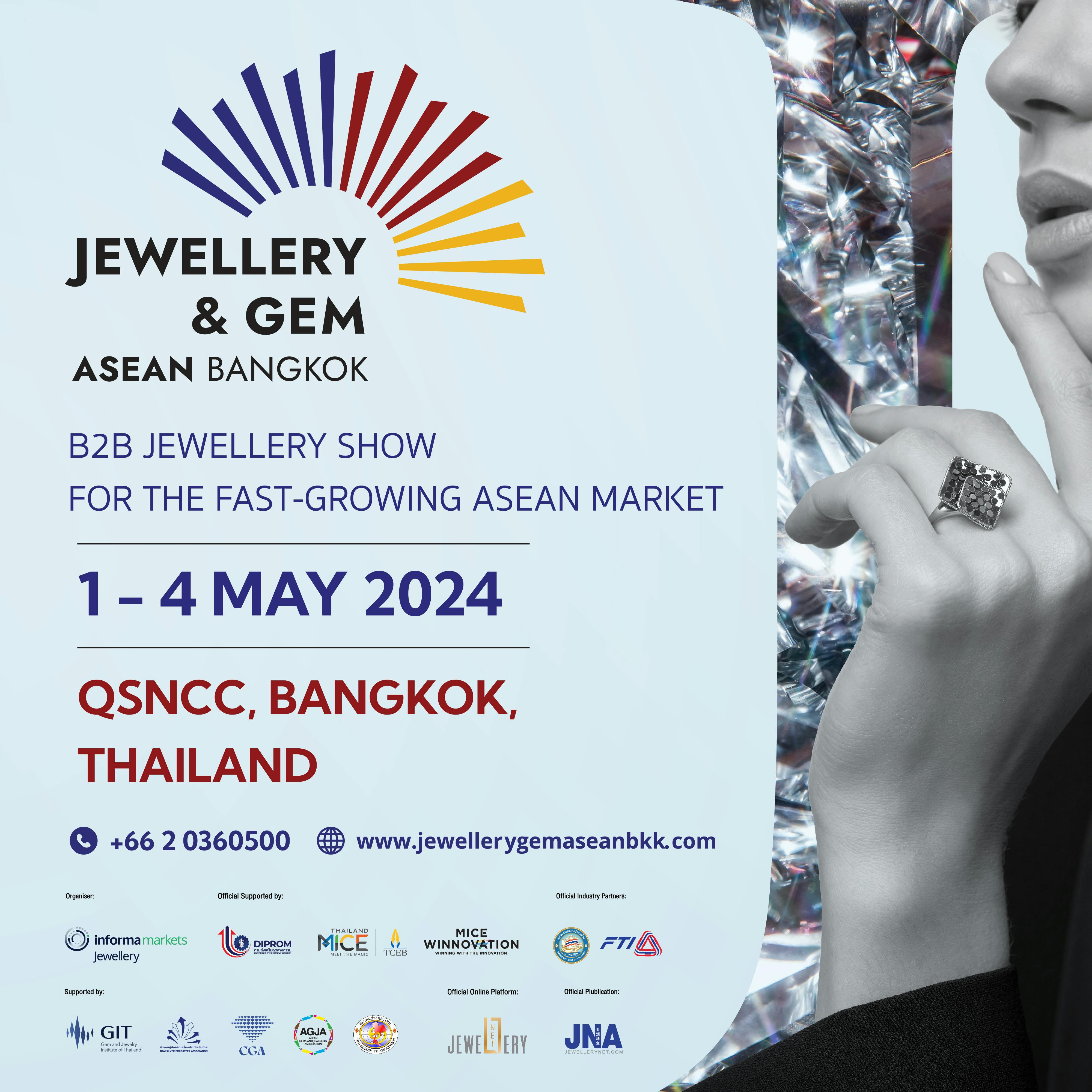 Jewellery & Gem ASEAN Bangkok (JGAB) 2024