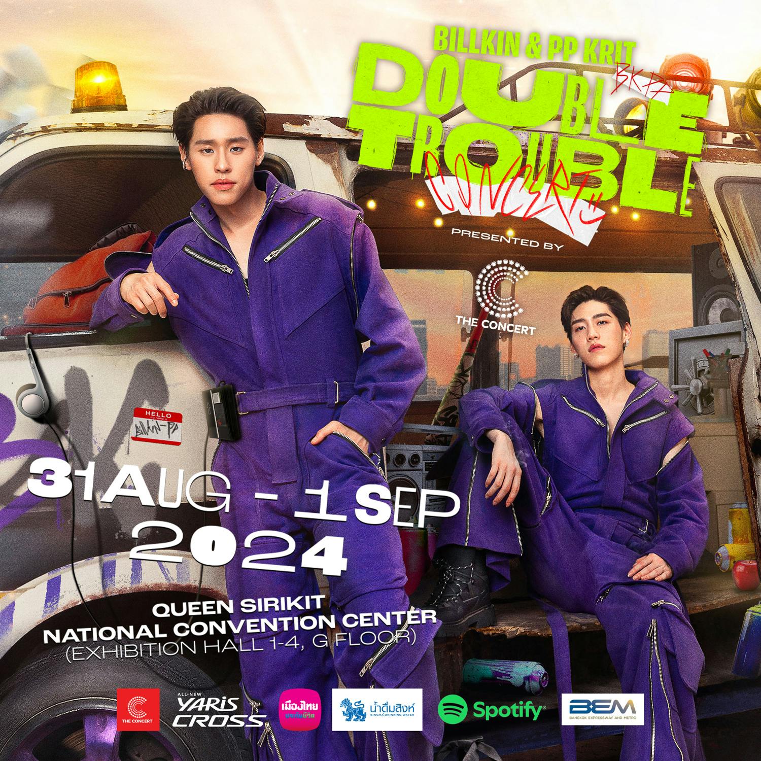 Billkin & PP Krit Double Trouble Concert Presented by The Concert Application