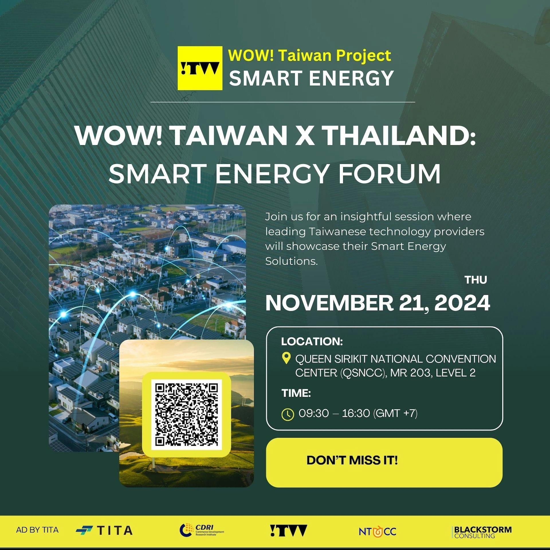 Wow!Taiwan X Thailand: Smart Energy Forum