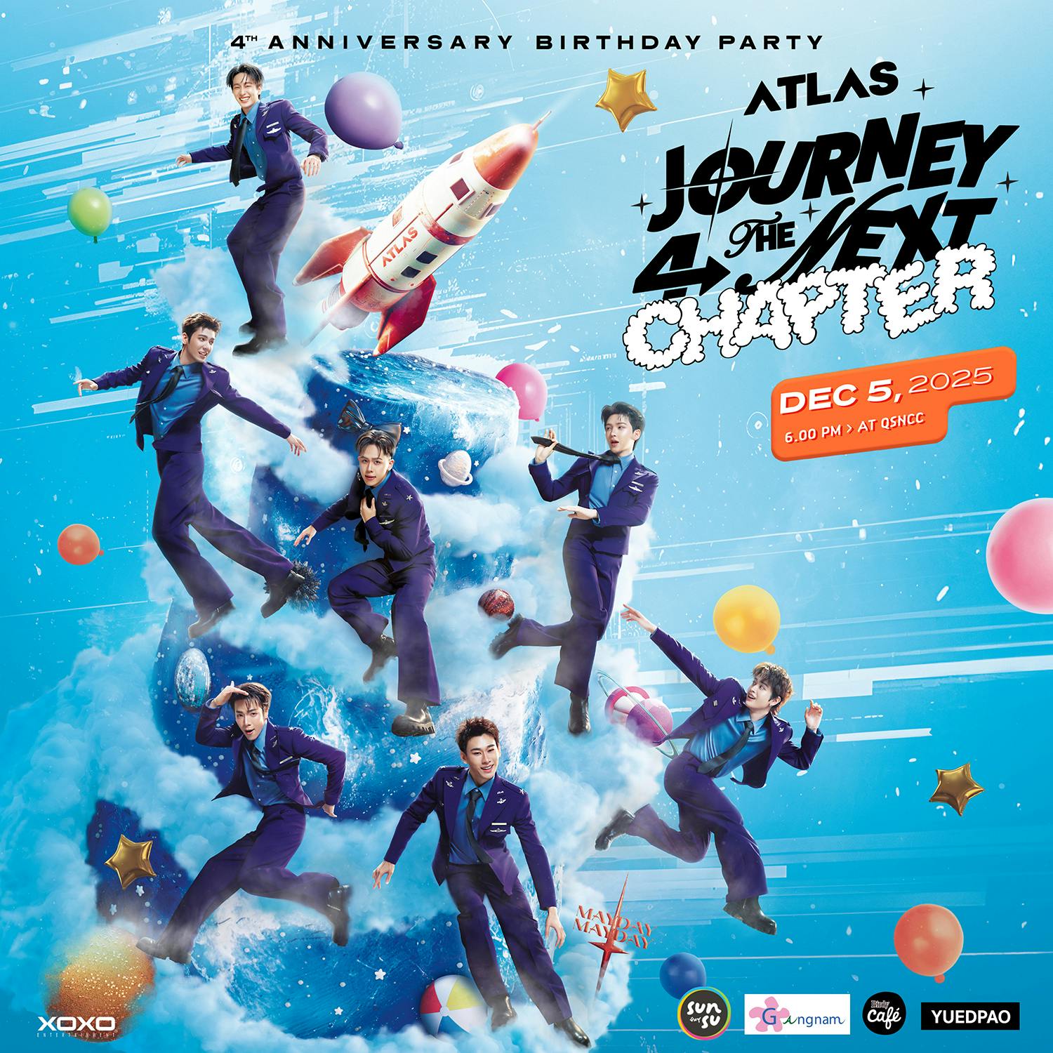 ATLAS Birthday Party Journey 4th the Next Chapter