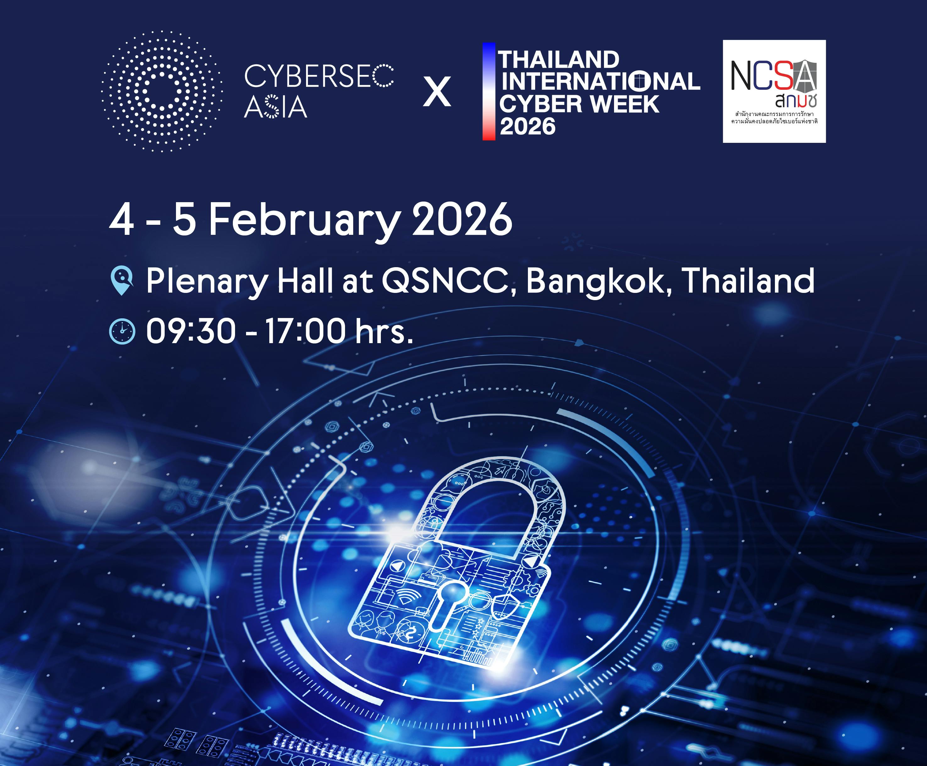 Cybersec Asia x Thailand International Cyber Week 2026 (Powered by NCSA)