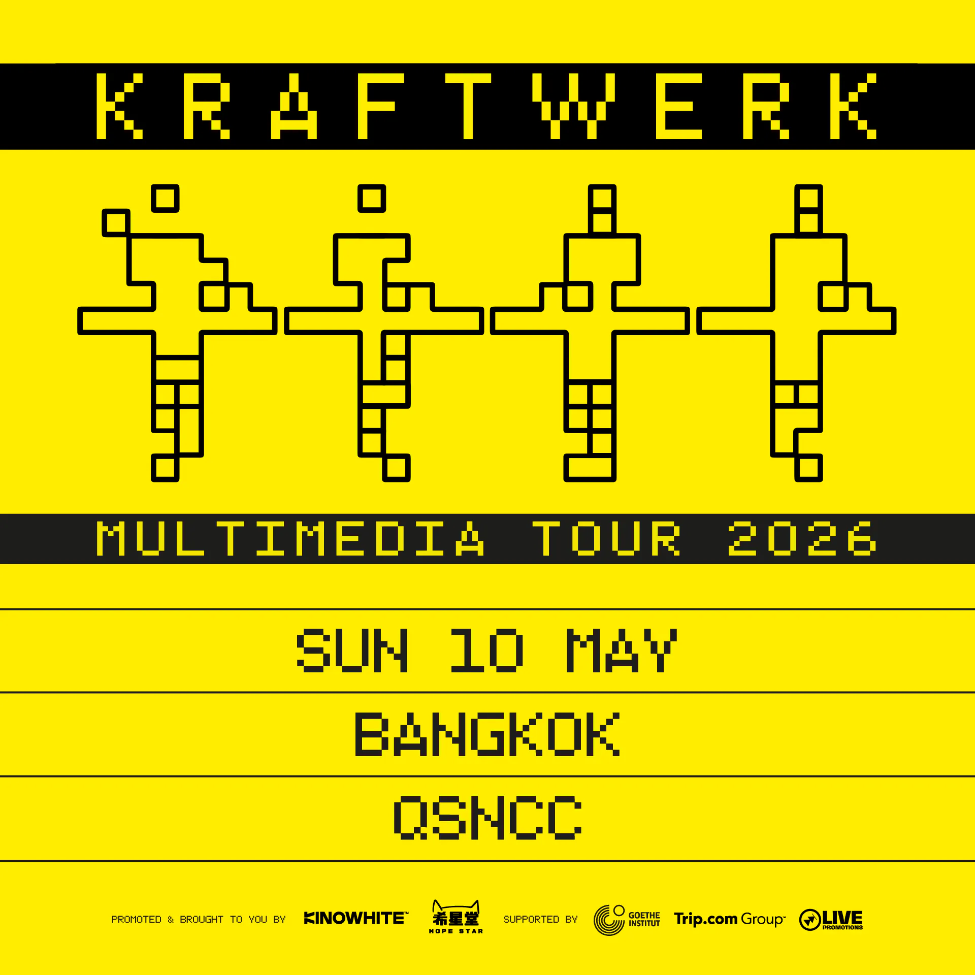 Kraftwerk Multimedia Tour in Bangkok 2026