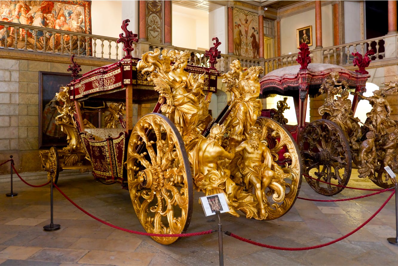 Coche de los Océanos, Museo Nacional de Carruajes, Lisboa