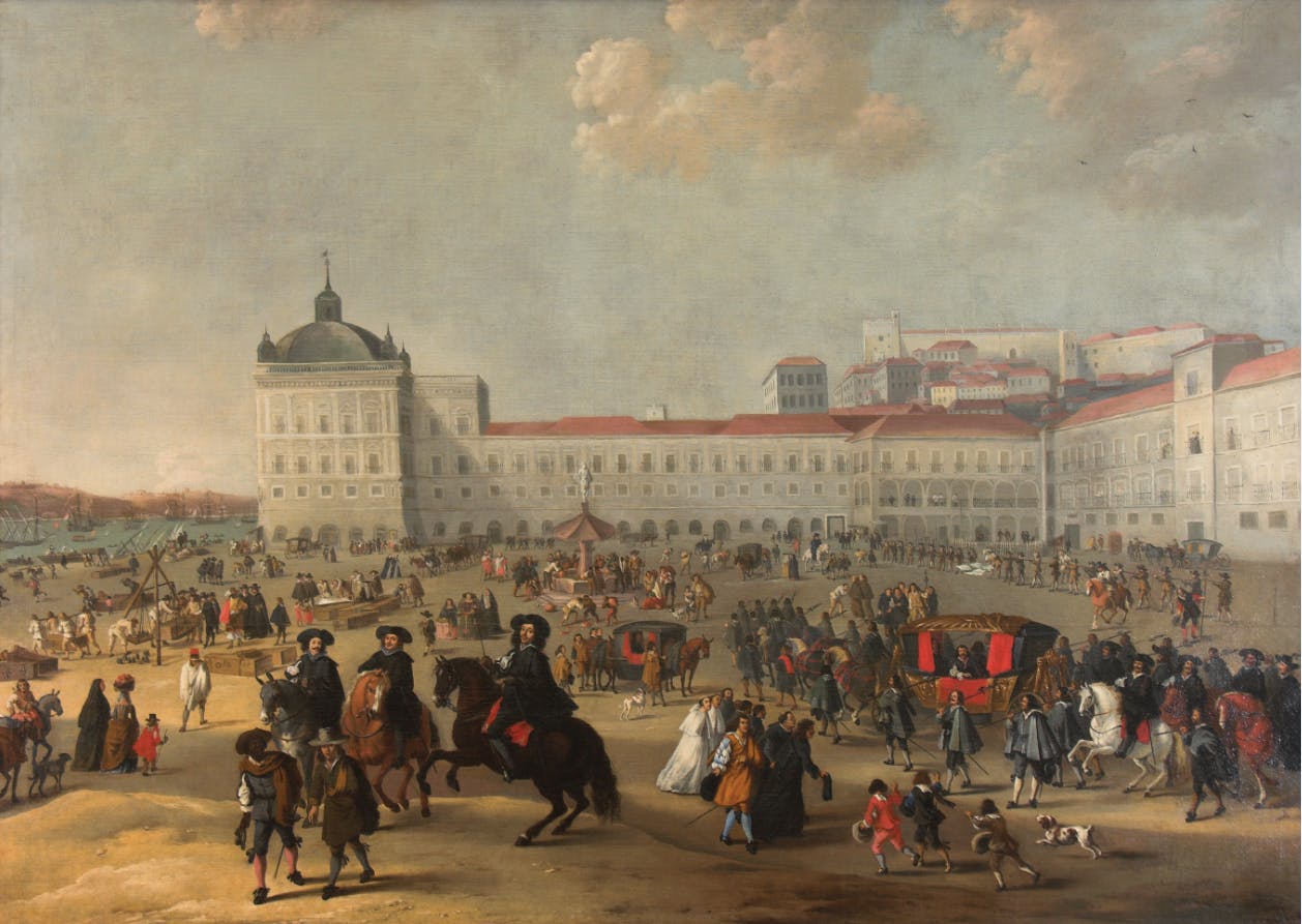 “Terreiro do Paço”, Dirk Stoop, 1662. Colecção do Museu de Lisboa /Câmara Municipal de Lisboa – EGEAC