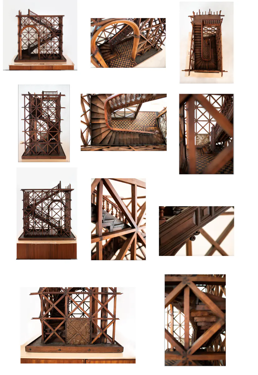 Gaiola Pombalina – modelo à escala, coleção do Museu de Engenharia Civil do Instituto Superior Técnico, fotografias © QUAKE.