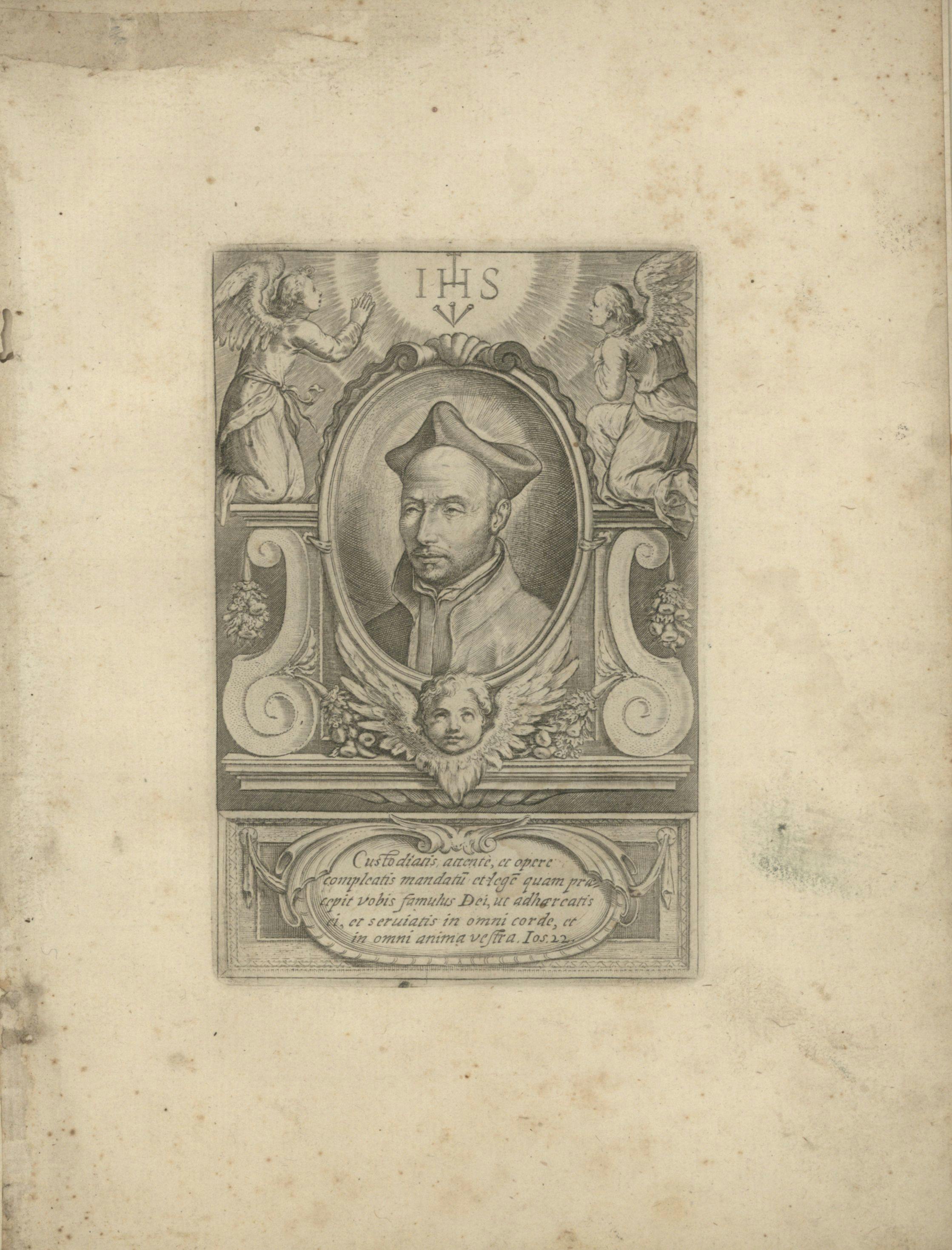 De vita et morib. Ignatii Loiolae, by Giovanni Pietro Maffei (1536? – 1603), Romae: Apud Franciscum Zannettum, 1585