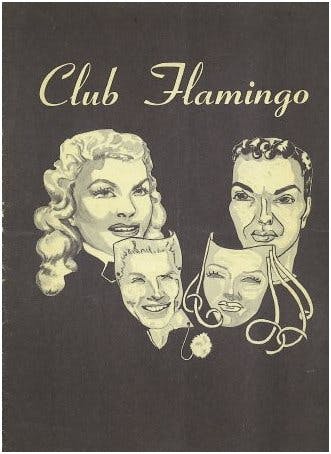  Club Flamingo program, 1947