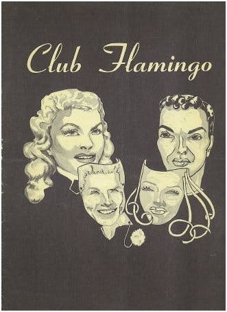 Club Flamingo program, 1947