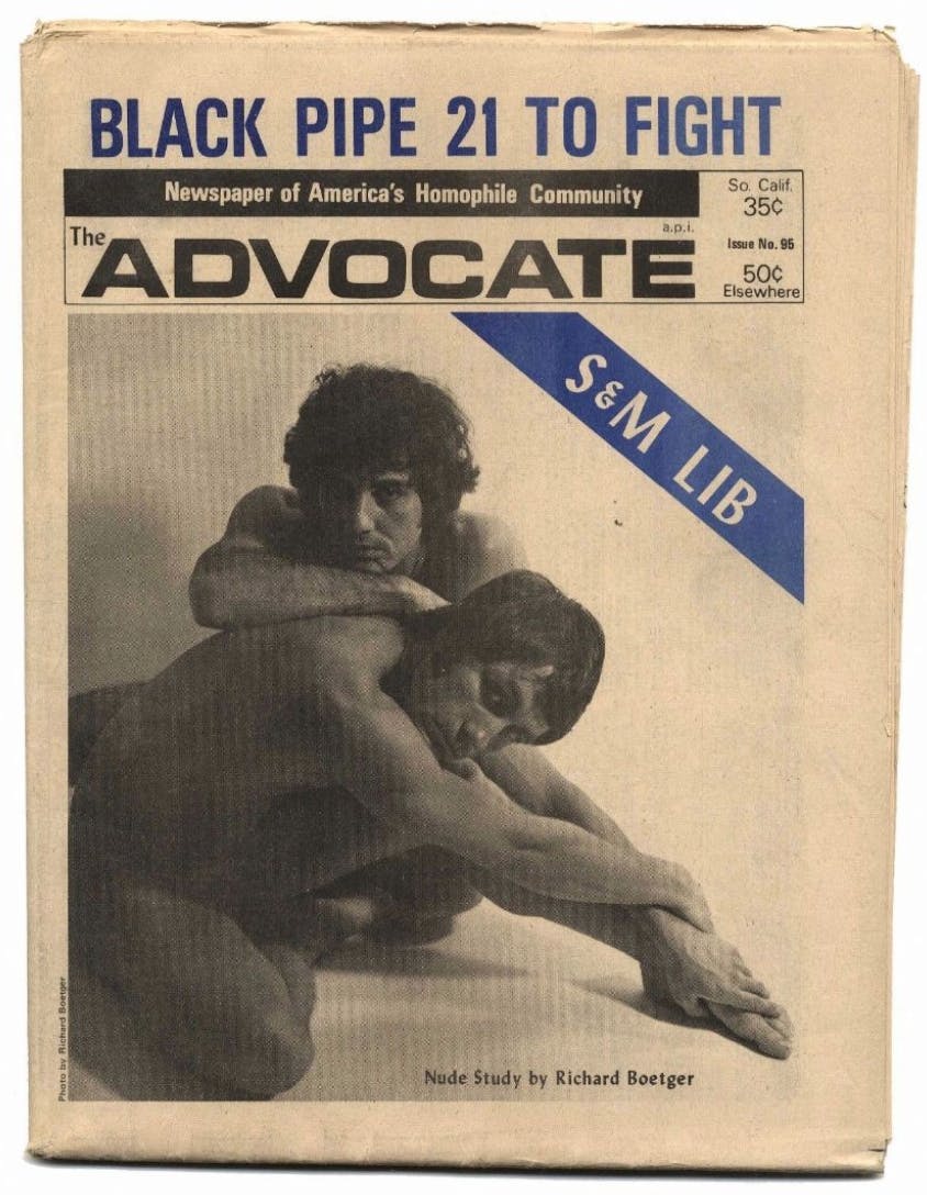 The Advocate No 95 September 27, 1972