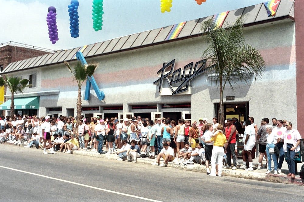 The Rage Nightclub LA Pride Parade 1988