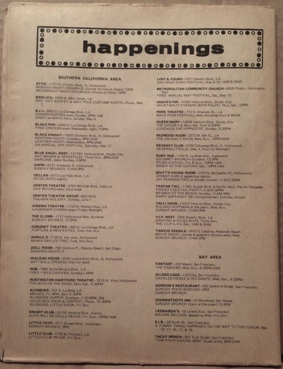 The Advocate, May 1969